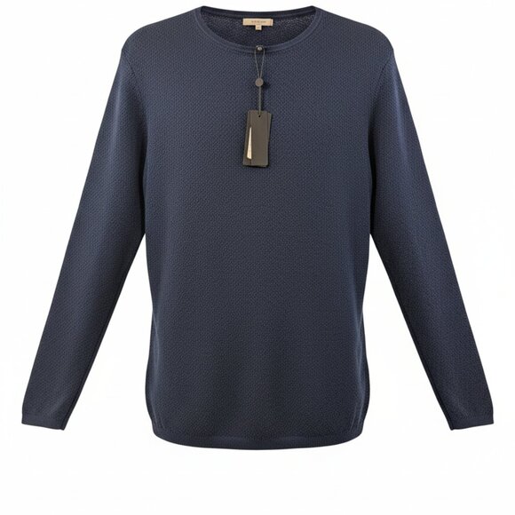 rag & bone Other - Rag & Bone Navy Bennet Crew Sweater, Size S, NWT Waffle Pointelle Wool/Cotton